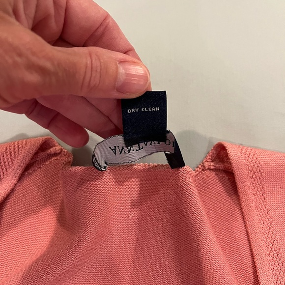 Ann Taylor Twinset - pink silk cardigan and matching shell, medium - Picture 6 of 6